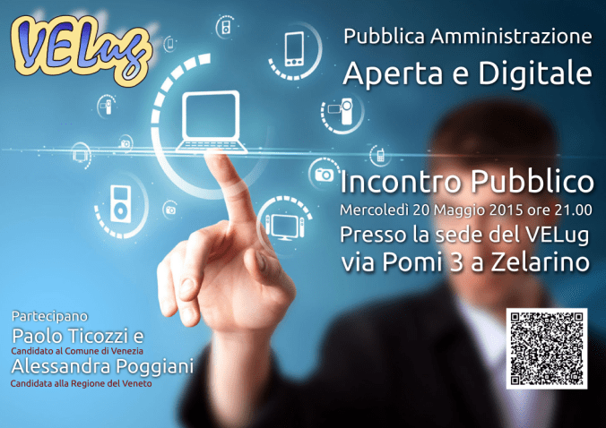 Locandina Incontro Pubblica Amministrazione Aperta e Digitale